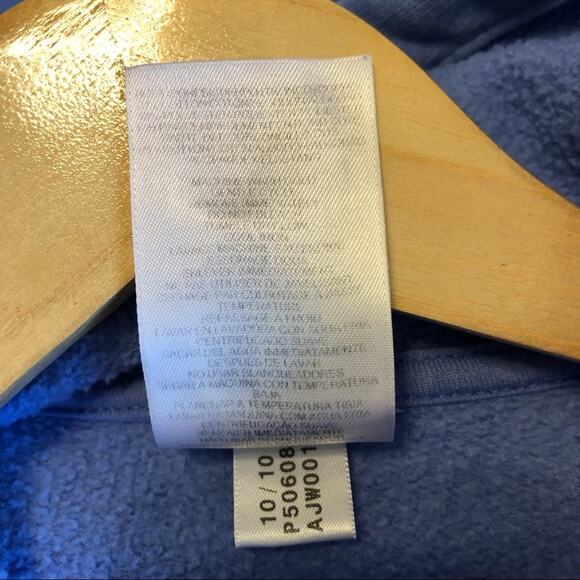 Adidas Hooded Sweatshirt With pocket Color Blue & Black Unisex Size Small - Picture 5 of 6